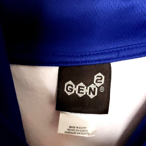 Gen 2 Kids University Of Kansas Red Blue Camouflage Jayhawk Hooded Sweatshirt XL - Picture 7 of 10